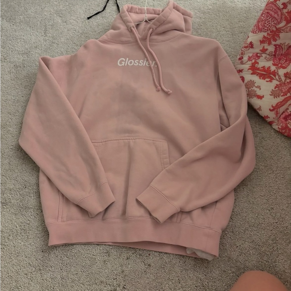 Glossier Hoodie Pink